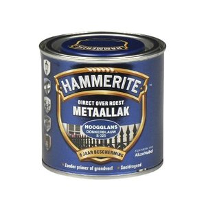 Hammerite Hammerite Metaallak hoogglans S028 stand blauw 250ML - 0
