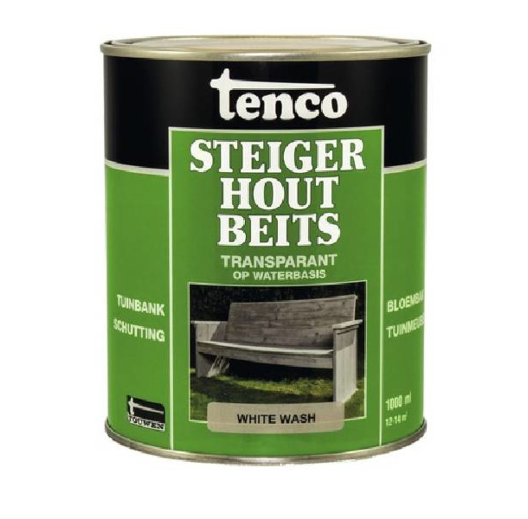 Tenco Tenco Steigerhoutbeits - white wash - 1 Liter
