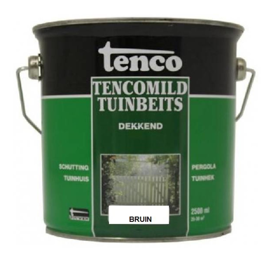 Tenco Tenco Tencomild tuinbeits - bruin dekkend - 2,5 Liter