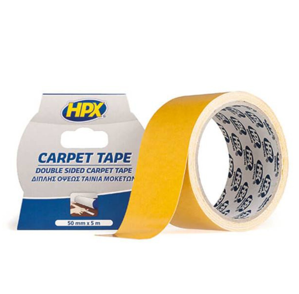 wandelen mixer Van hen HPX Dubbelzijdige tapijttape - 50 mm - Hevutools.nl