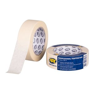 HPX tapes HPX Masking tape - schilderstape - crèmewit - 50 meter - 2