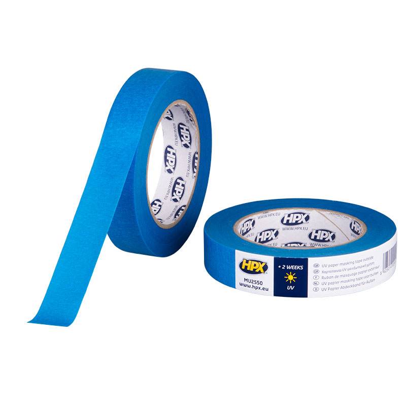per ongeluk doolhof Halve cirkel HPX Masking tape - schilderstape - UV bestendig - blauw - 50 meter -  Hevutools.nl