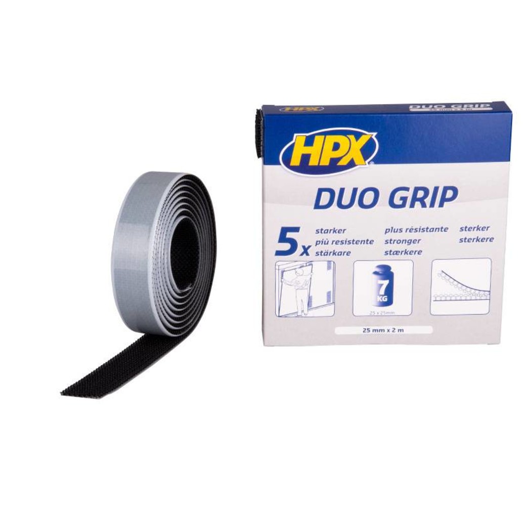 HPX tapes HPX Duo Grip klikband 25mm x 2 meter DG2502