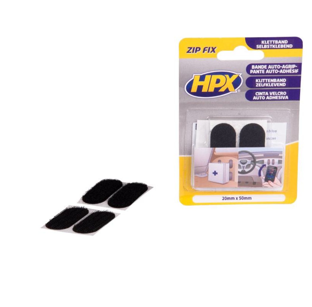 HPX tapes HPX Zip Fix Klittenband pads 20x50 mm ZF1000