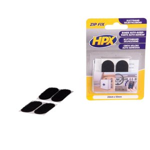 HPX tapes HPX Zip Fix Klittenband pads 20x50 mm ZF1000