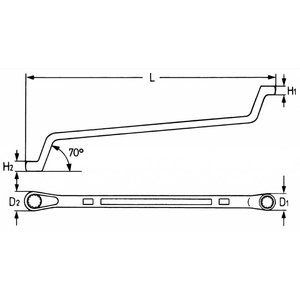 Heytec Tools Heytec Ringsleutel 6 x 7 mm SB - 1