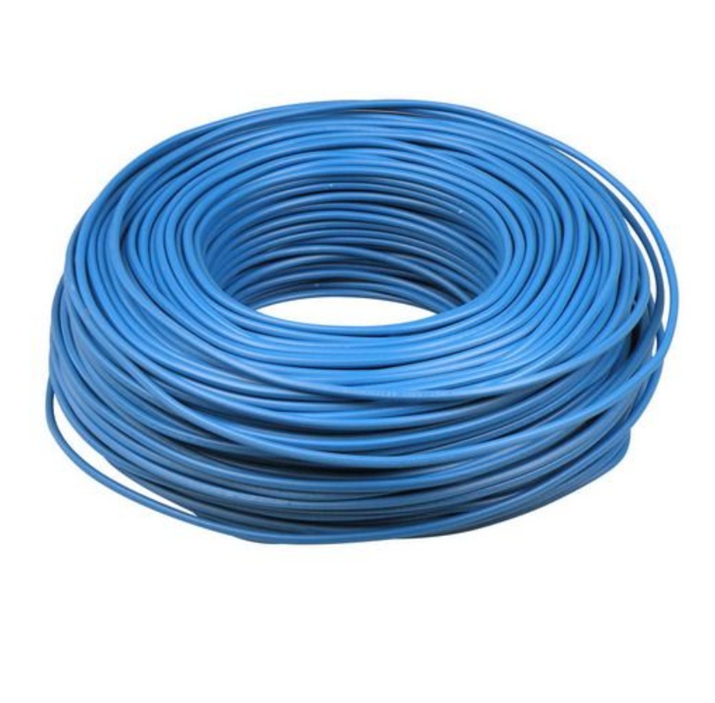 Donne draad 2.5 mm² blauw - 100 meter - Hevutools.nl