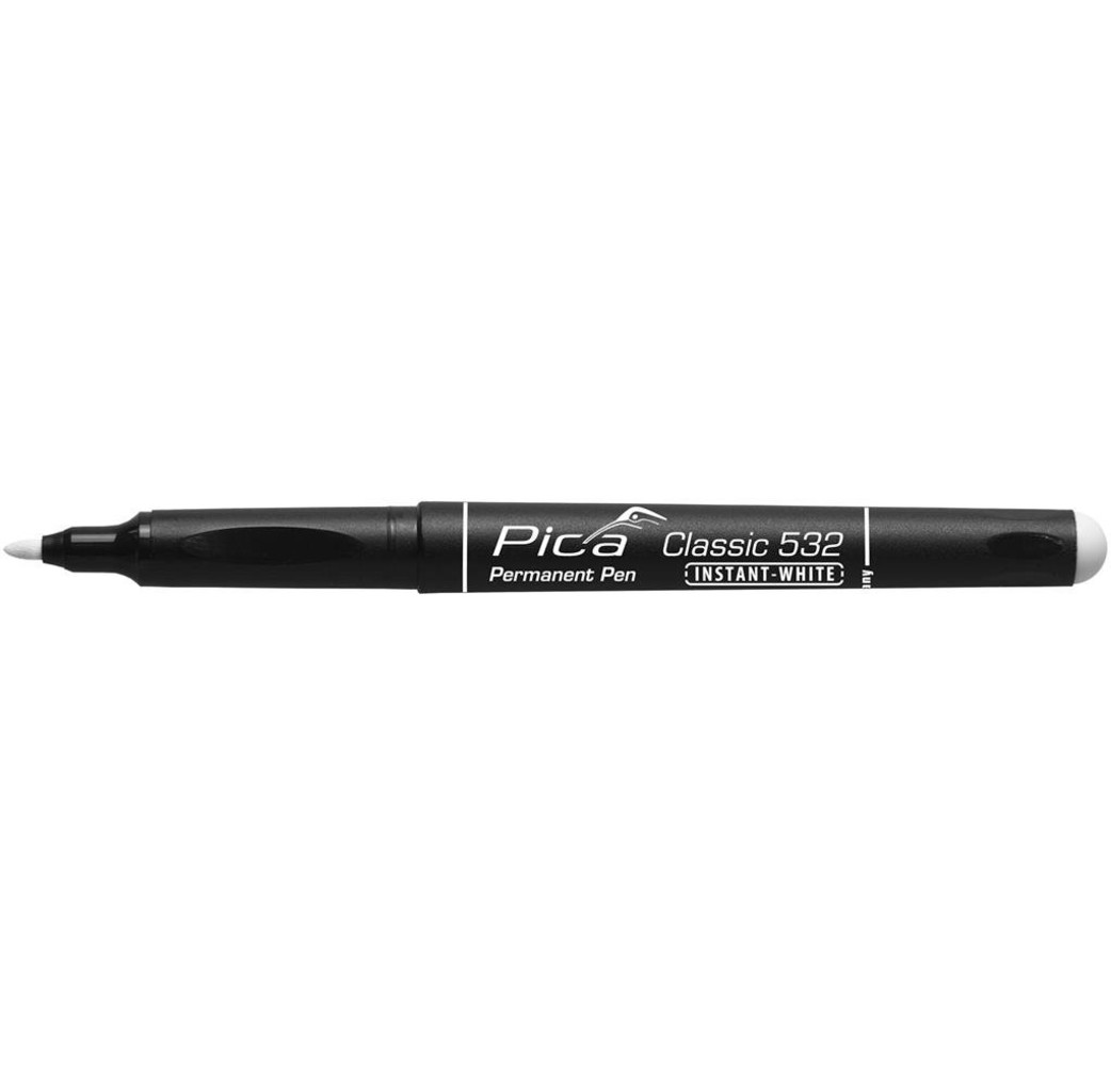 Pica Pica Permanent marker 532/52  1-2 mm ronde punt wit