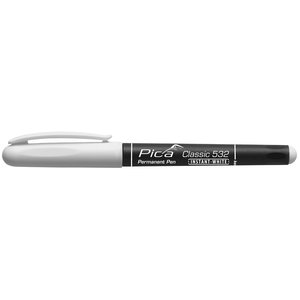 Pica Pica Permanent marker 532/52  1-2 mm ronde punt wit - 1