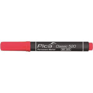 Pica Pica Permanent marker 520/40  1-4 mm ronde punt rood - 1