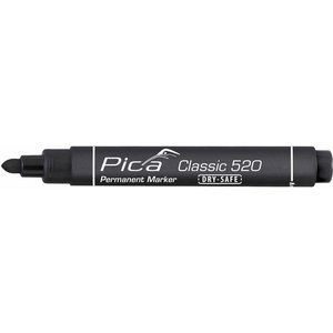 Pica Pica Permanent marker 520/46 1-4 mm ronde punt zwart