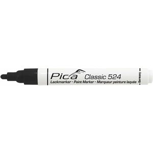 Pica Pica Lakmarker 524/46 2-4 mm ronde tip zwart