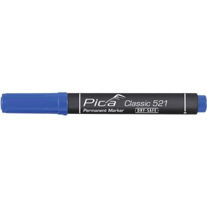 Pica Pica 521/41 Permanent marker met beitelpunt - 2-6 mm - blauw - 1
