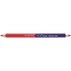 Pica Pica 599 Dubbel potlood - rood/ blauw - 175 mm