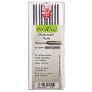 Pica Pica Dry 4030 Navulling tbv 3030 potlood - grafiet - 10 stuks