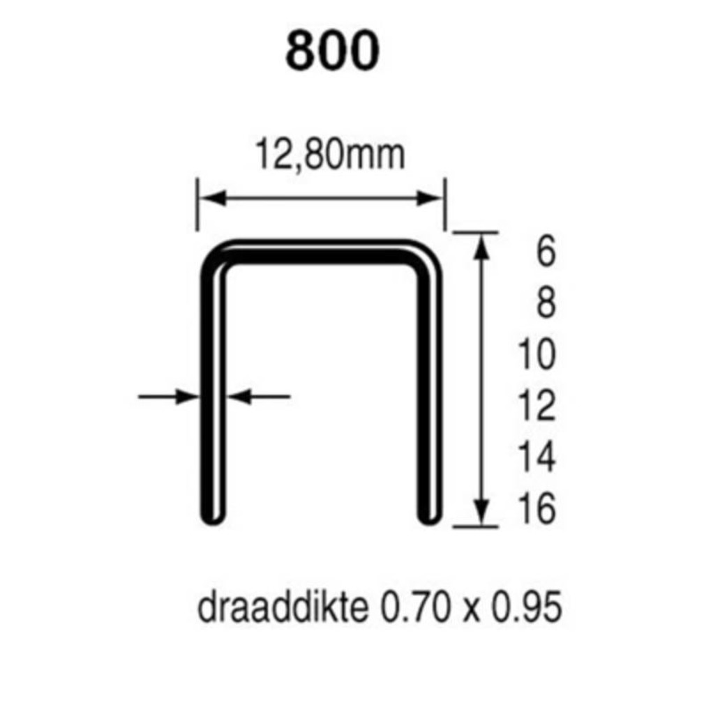 Dutack Fasteners Dutack Nieten 810 10 mm verzinkt 10.000 stuks - 5088019