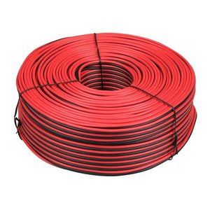 CB  CB Luidsprekerkabel 2x0,5 mm² - 100 meter - rood/zwart