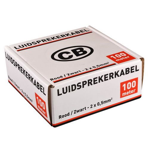 begaan nieuws Ritmisch CB Luidsprekerkabel 2x0,5 mm² - 100 meter - rood/zwart - Hevutools.nl