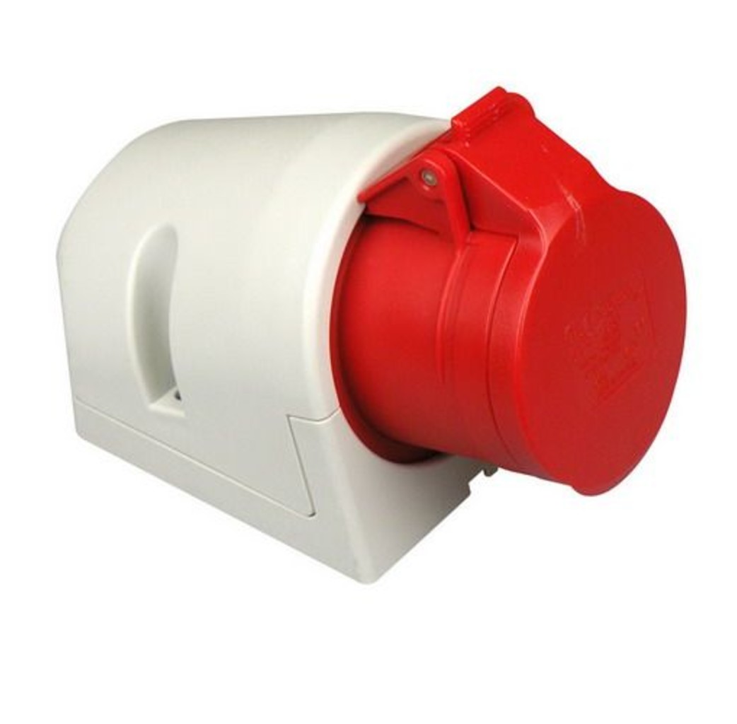 ABL ABL CEE wandcontactdoos 16A 5-Polig rood - D51S31