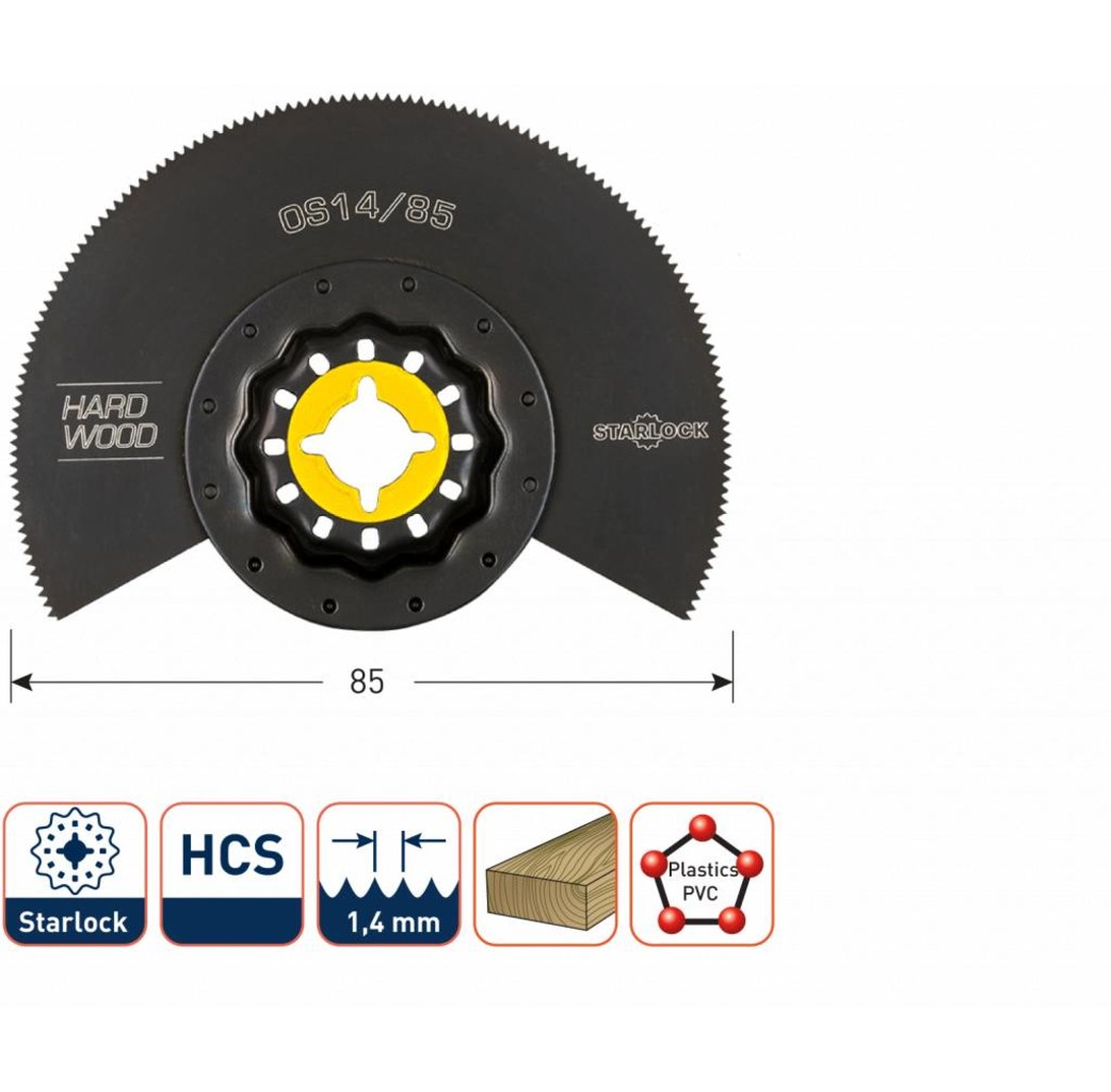 Rotec Rotec Segmentzaagblad OS 14/85 - starlock - hout - 519.0220