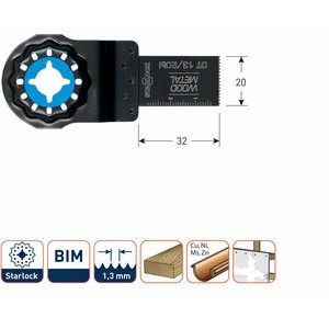 Rotec Rotec Invalzaagblad OT 13/20biaRotec Invalzaagblad OT 13/20bi - starlock - hout/ metaalaRotec Invalzaagblad OT 13/20bi - starlock - hout/ metaal - 0