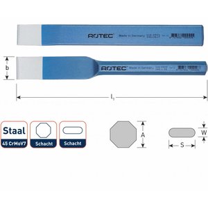 Rotec Rotec Sleuvenbeitel 26 - 30 mm - 1