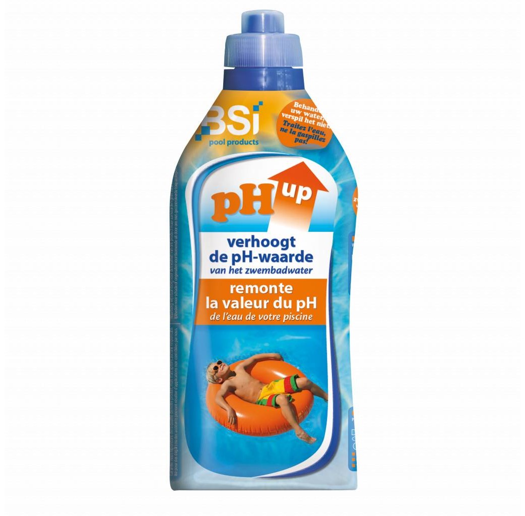 pint Vooruitgang Baars BSI pH up liquid - vloeibaar verhoger - 1 liter - 6272 - Hevutools.nl