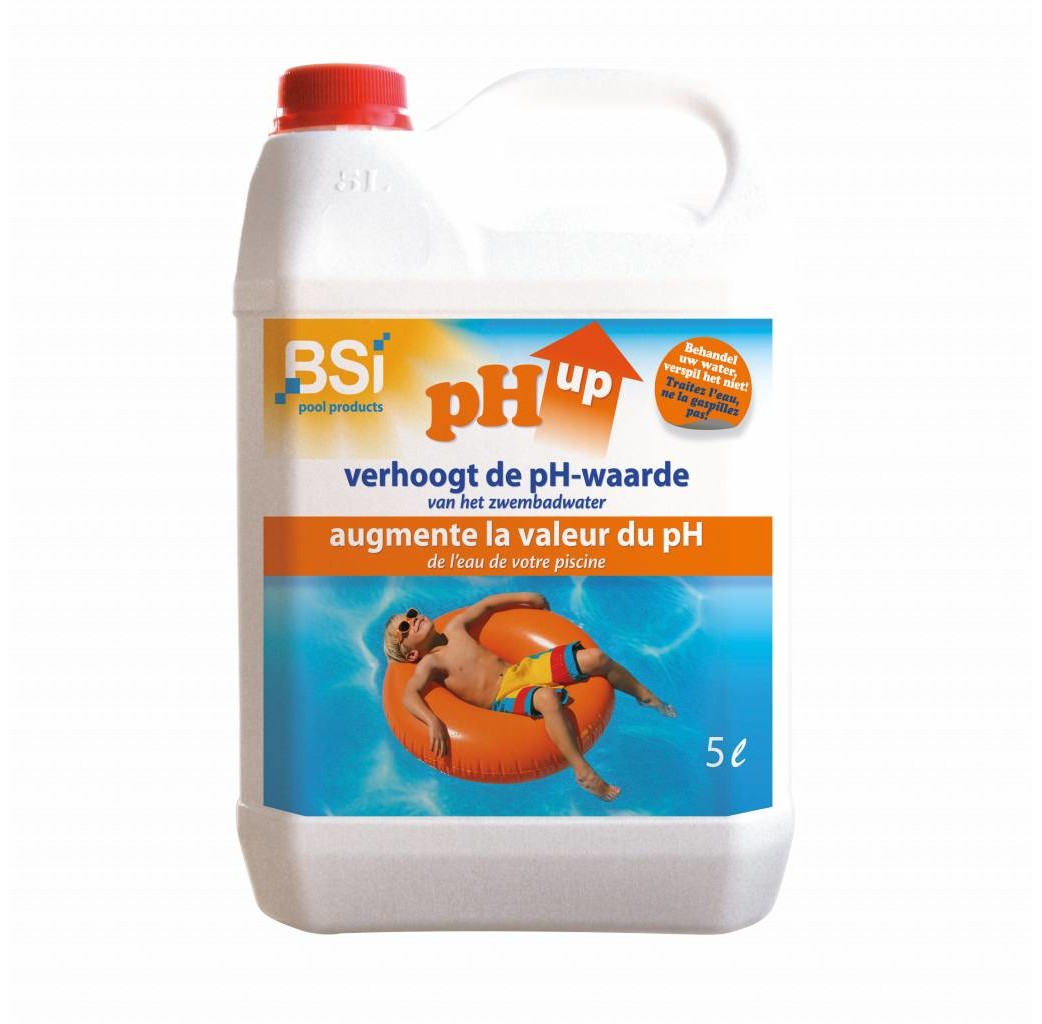 BSI Pool & Spa care BSI pH up liquid - vloeibaar verhoger - 5 liter - 6289