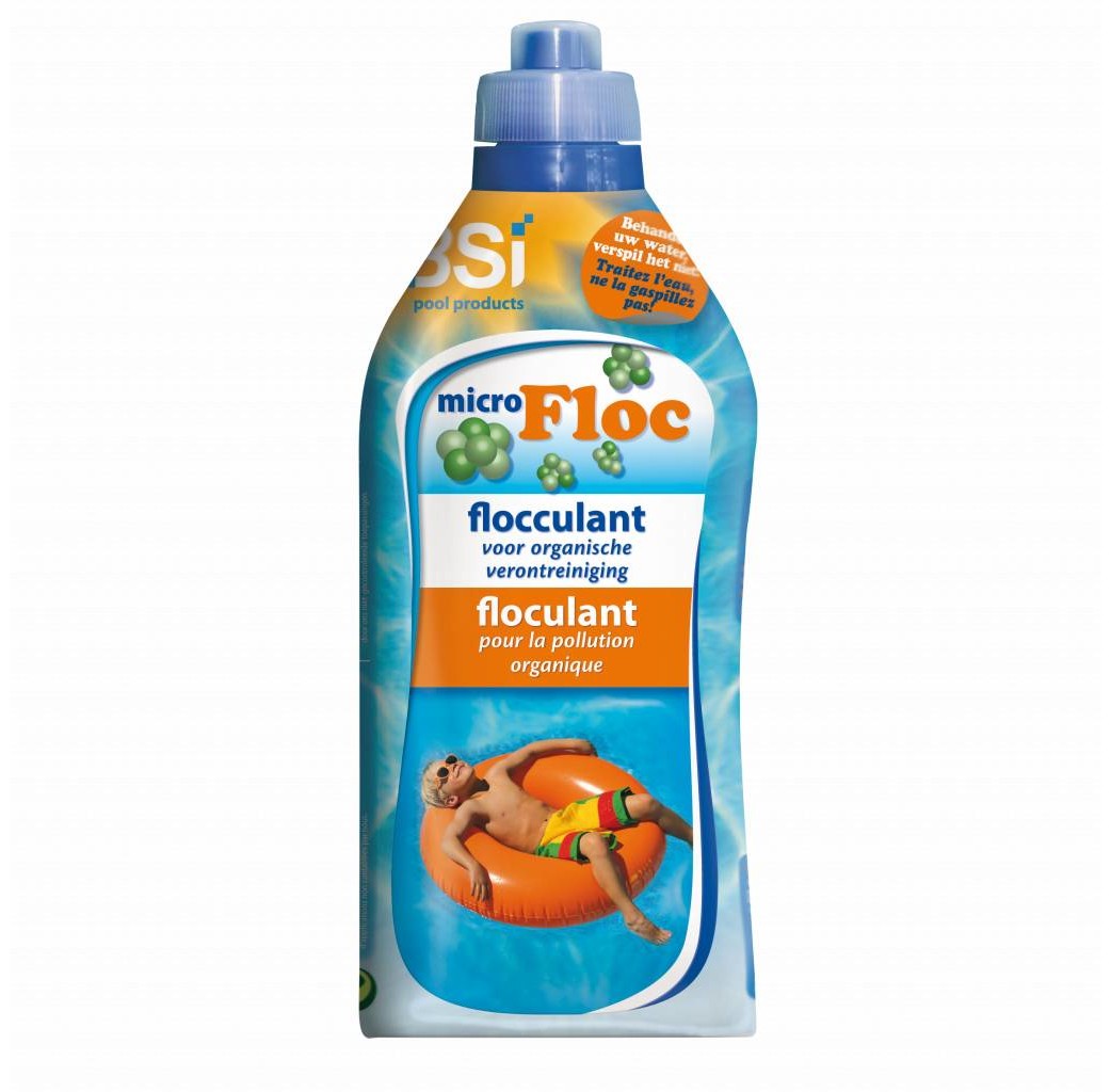 BSI Pool & Spa care BSI Micro Floc - vloeibare flocculant - 1 Liter - 6296