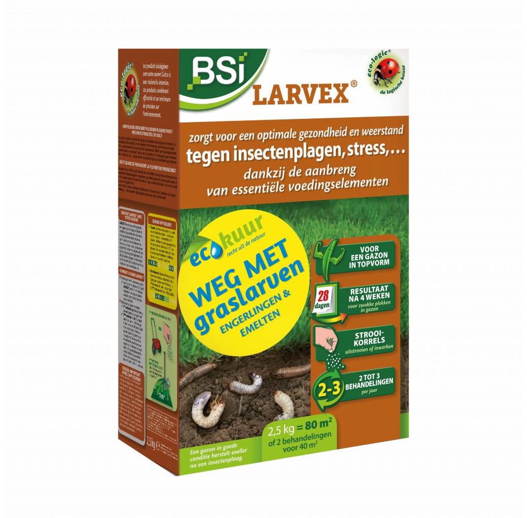 BSI Home & Garden care BSI Larvex tegen insectenplagen en stress - 2,5 kg / 80 m² - 50352