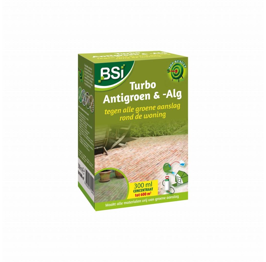 BSI Home & Garden care BSI Turbo antigroen en -alg concentraat - 300 ml - 0492