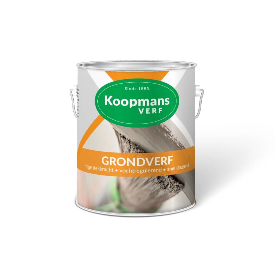 Koopmans Koopmans Grondverf 229 donkergrijs 2,5 Liter