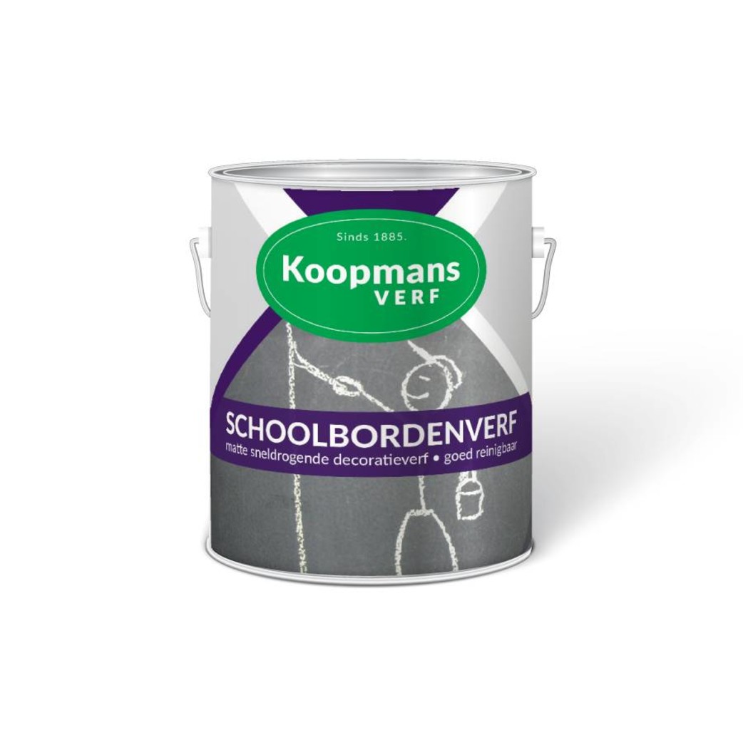 Koopmans Koopmans Schoolbordenverf zwart 250ML