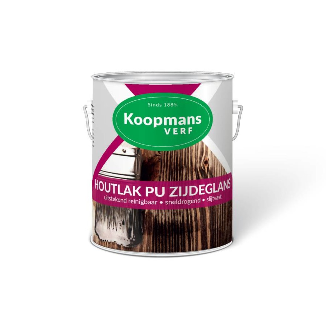 Koopmans Koopmans Houtlak PU zijdeglans blank 250ML/ 750ML/ 2,5 Liter