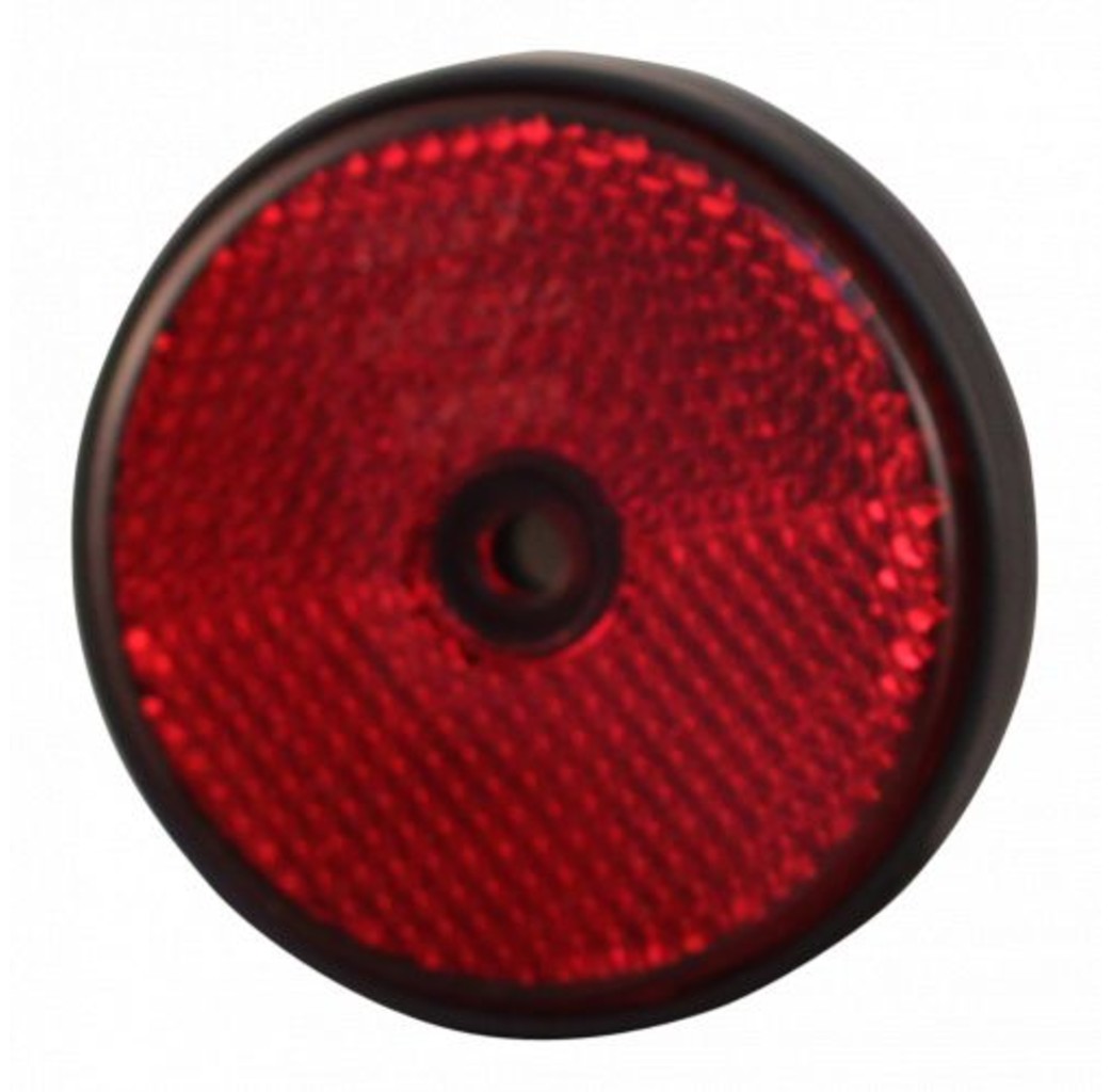 Radex Radex Reflector rood - Ø61 mm - opschroefbaar