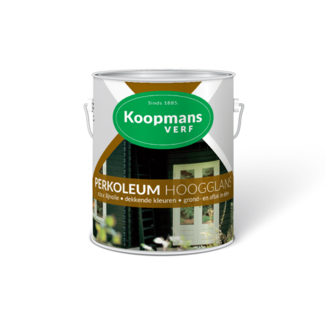 Koopmans Koopmans Perkoleum hoogglans 9010 echt wit 750ML