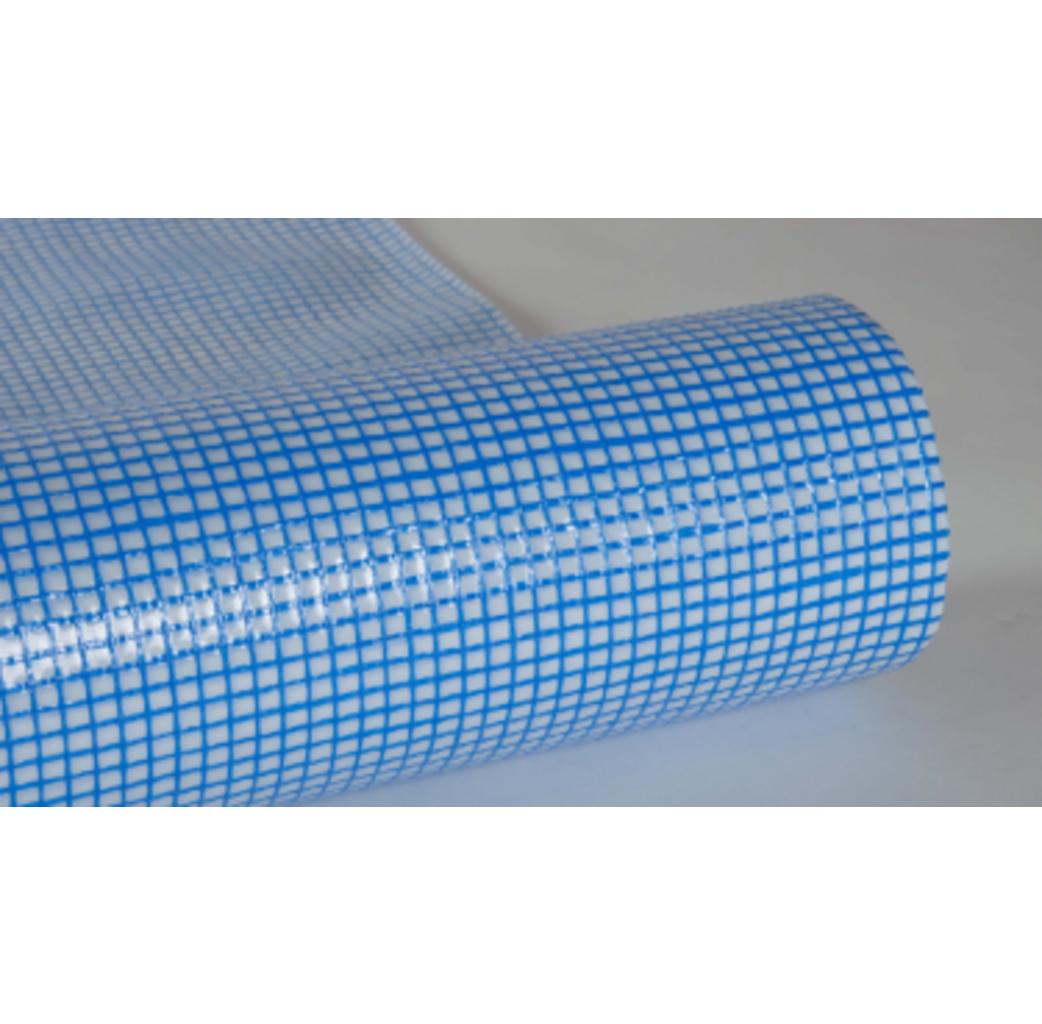 gewapende polyethyleen folie blauwe draad - MorgoFol 125TG - -