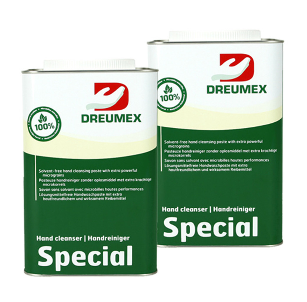 Dreumex Dreumex Special handzeep 2x 4,2 kg + gratis pomp