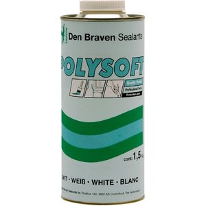 Zwaluw Den braven Zwaluw Polysoft wit incl. verharder - 1,5 kg - 200591 - 0