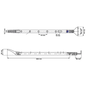 Dulimex Dulimex Raamuitzetter standaard - RVS antraciet - RUZ-S-030SS - 1