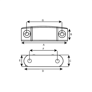 Dulimex Dulimex Magneetsnapper MC 9 serie - opschroevend - kunststof wit - 1