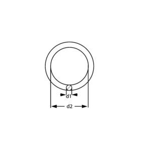 Dulimex Dulimex Gelaste ring - staal verzinkt - 1