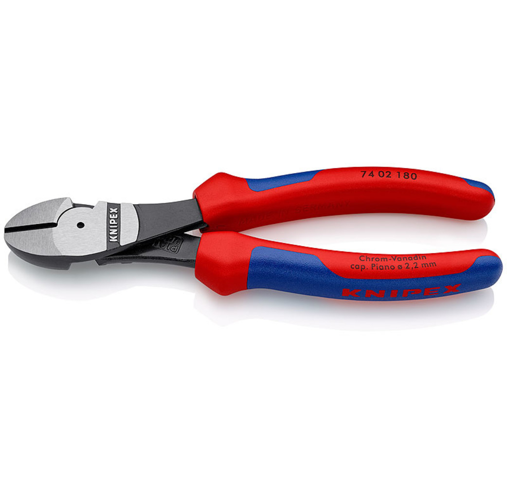 Knipex Knipex 74 02 180 Kracht-zijsnijtang - 180 mm - gepolijste kop