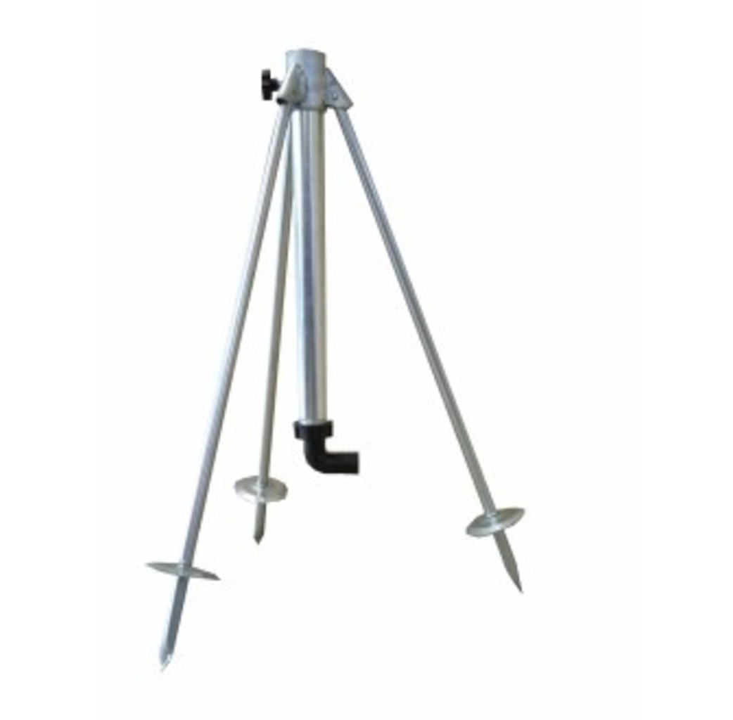 Hevu tools Sproeistandaard - 3-poot - 60/100 cm - 1" buitendraad  - staal