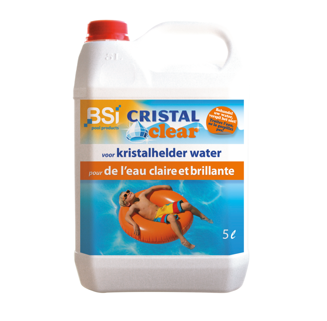 BSI Pool & Spa care BSI Cristal Clear voor kristalhelder zwembadwater - 5 Liter - 6227