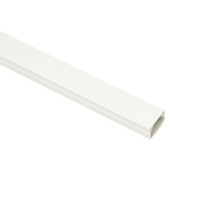 Tack Tack Snoergoot met plakrand - 20x12 mm - 2 meter - wit