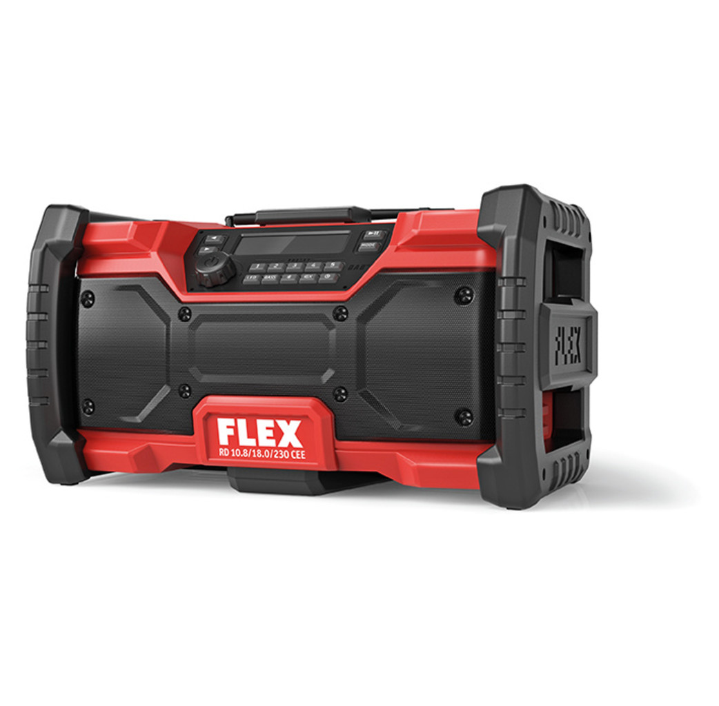 Flex powertools Flex RD 10.8/18/0/230 Bouwradio - 18V/230V - DAB+, Bluetooth - 484857