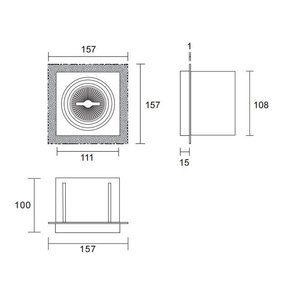 Tronix Tronix AR70 Trimless dimbare inbouwspot met lamp - wit - 148-051 - 6