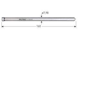 Rotec Rotec Uitwerpstift 110 mm - Ø7,98x160 mm - 545.0032 - 1