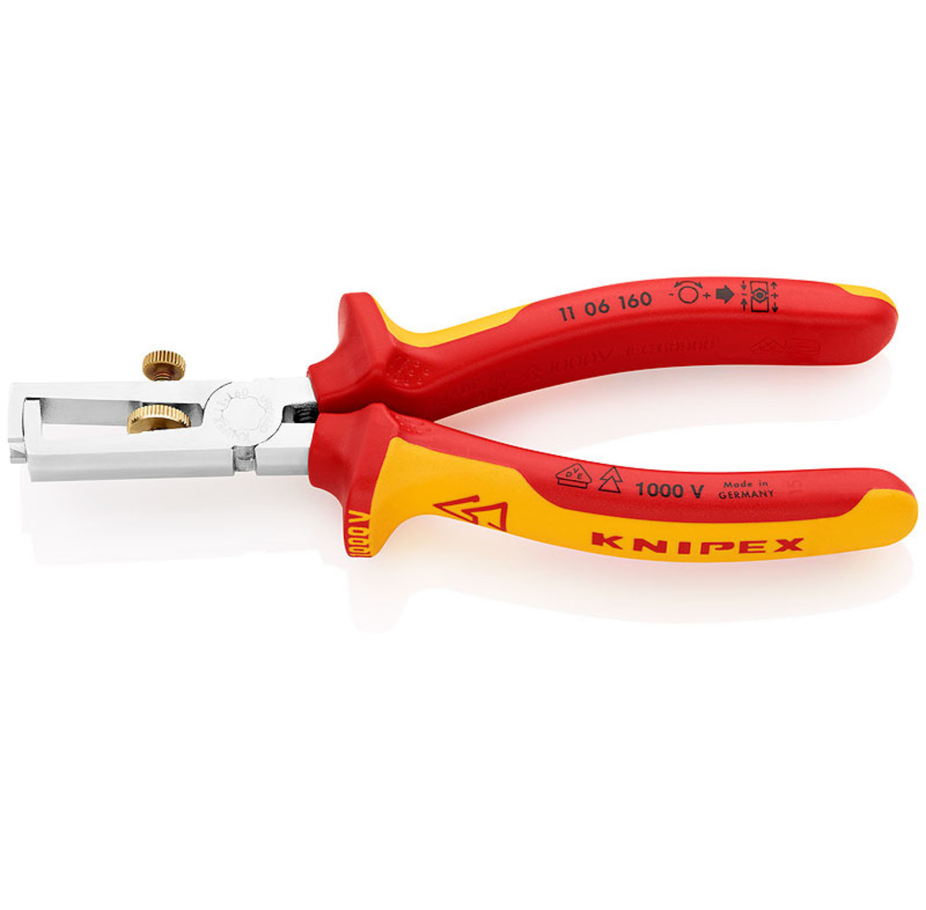 Knipex Knipex 11 06 160 Afstriptang VDE - 160 mm - 1000V - gepolijste kop